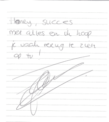 Johan Overdevest handtekening